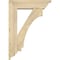 Ekena Millwork Imperial Traditional Rough Sawn Bracket w/ Offset Brace, Douglas Fir, 6"W x 20"D x 28"H BKT0604X20X28IMP01RDF - alternate 3